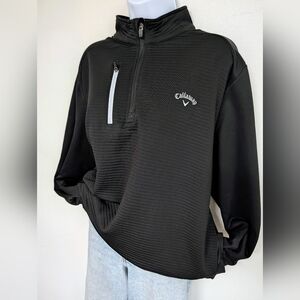 Callaway Black Quarter-Zip Pullover